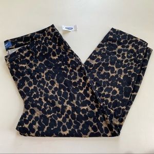 Women’s Old Navy Harper Mid-Rise Animal Cheetah Print pants | size: 14 regular